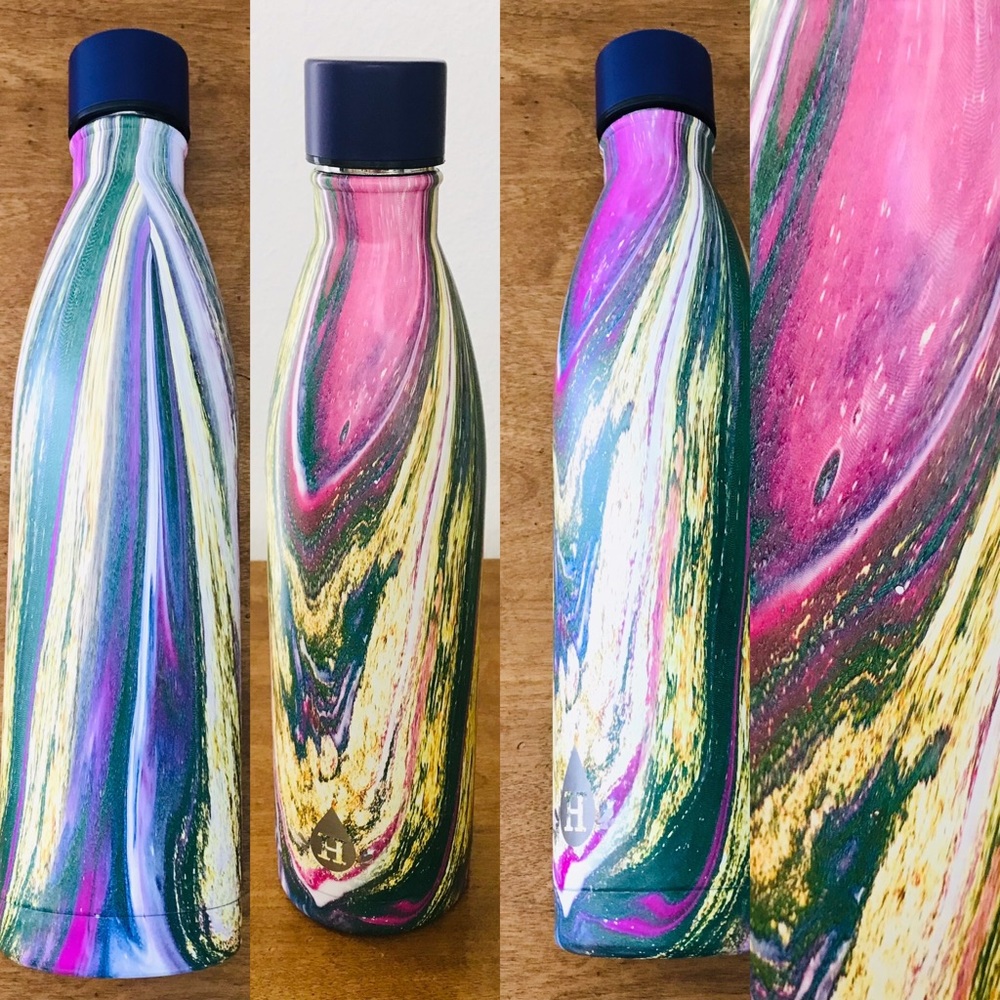 New Colorful Woodgrain STAINLESS STEEL Water Flask